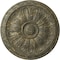 Ekena Millwork Kirke Ceiling Medallion (Fits Canopies up to 3 3/4"), 15 3/4"OD x 5/8"P, Witch Hazel Crackle CM16KIWHC - alternate 1